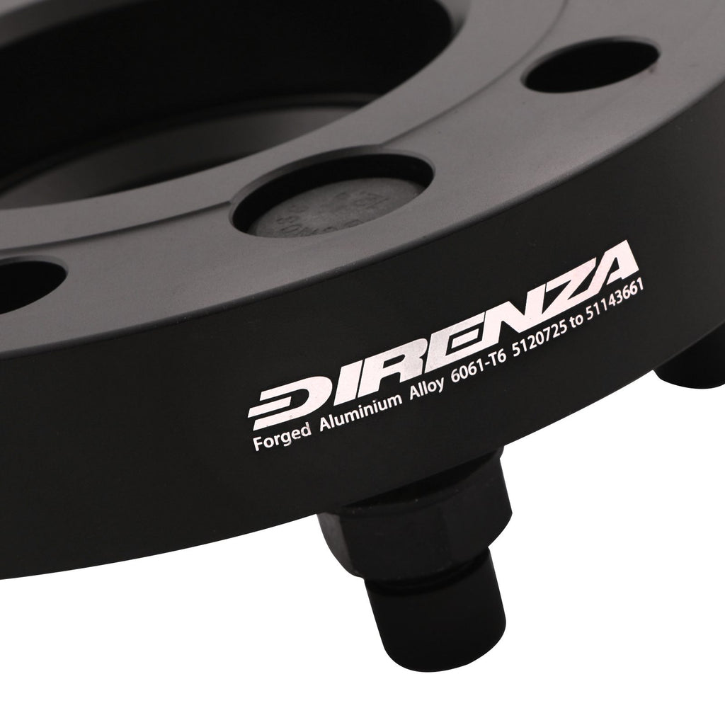 Direnza BMW to Nissan - 25mm Wheel Spacer PCD Adapters - Pair - 5x120-5x114.3