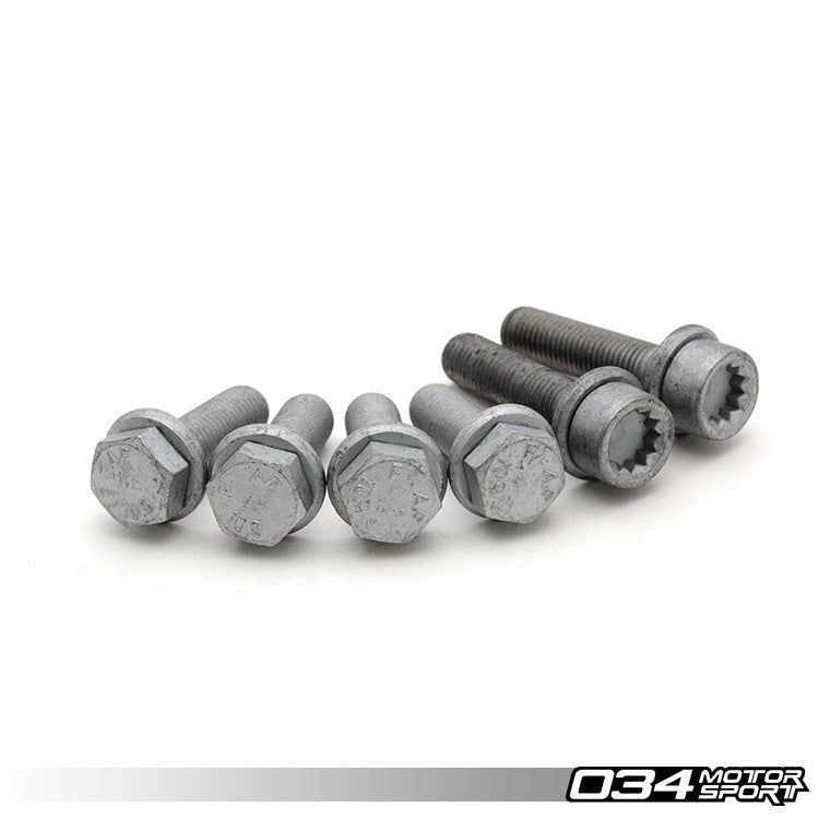 034Motorsport X-Brace Subframe Stretch Bolt Hardware Kit for Audi B8.5