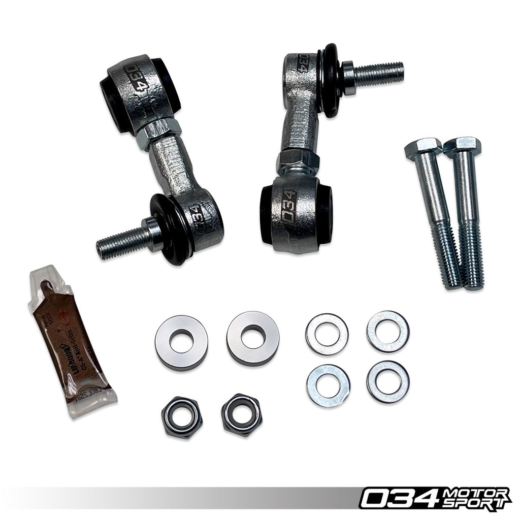034Motorsport Dynamic+ Rear Sway Bar End Links for Audi B8/C7