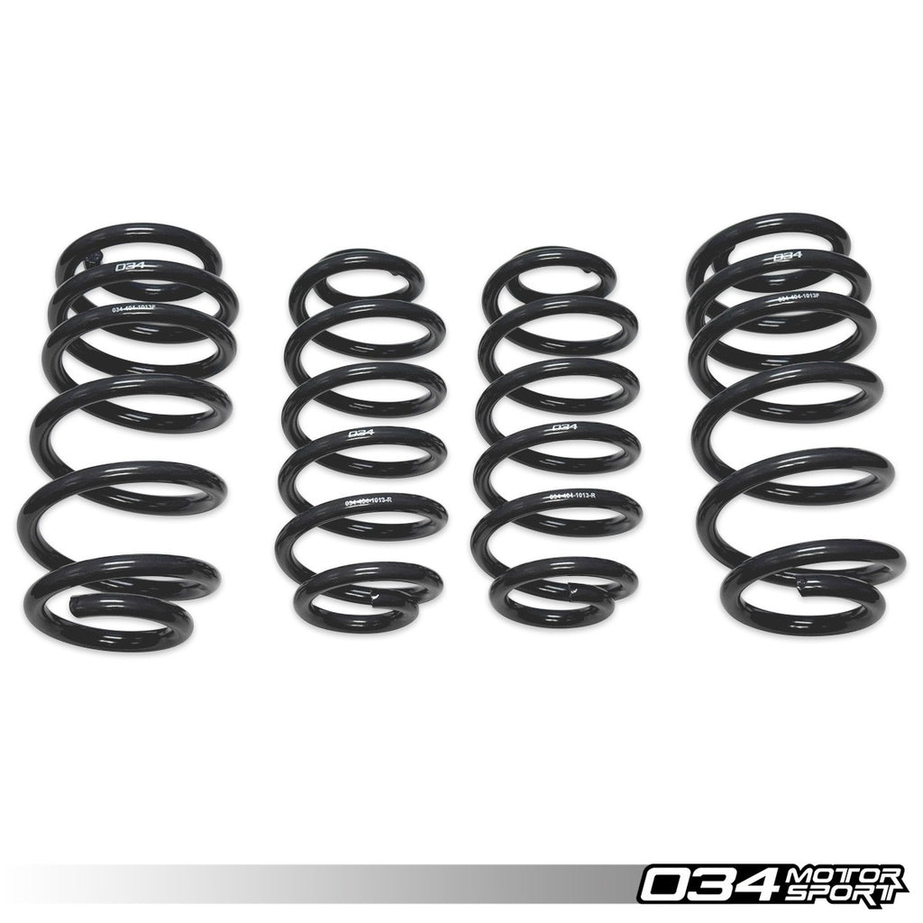 034Motorsport Dynamic+ Lowering Springs for Audi A5/S5 B8