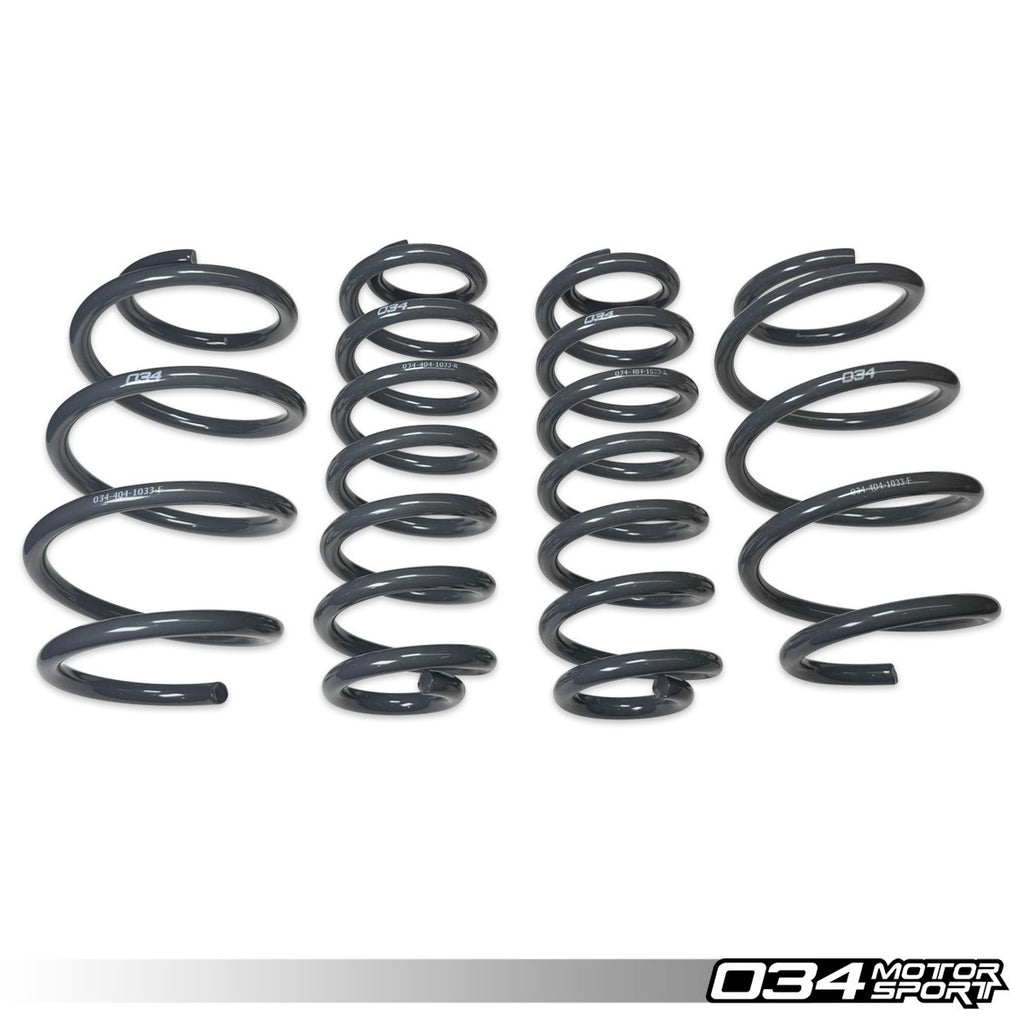 034Motorsport Dynamic+ Lowering Springs for VW Tiguan 1.4 TSI