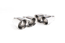 Load image into Gallery viewer, Audi S4/S5 B9 Non Sport Diff models - Non-Resonated (Louder) Cat-Back Exhaust System with Quad GT-100 Polished Trims