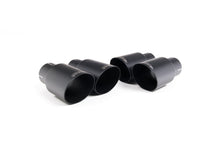 Load image into Gallery viewer, Audi S4/S5 B9 Non Sport Diff models - Non-Resonated (Louder) Cat-Back Exhaust System with Quad GT-90 Cerakote Black Trims