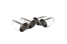 Load image into Gallery viewer, Audi S4/S5 B9 Non Sport Diff models - Resonated (Quieter) Cat-Back Exhaust System with Quad GT-90 Polished Trims