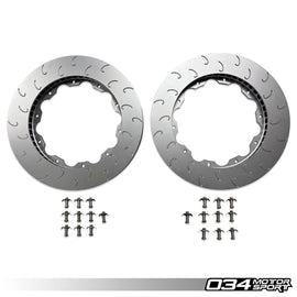 034Motorsport Replacement Front Rotor Ring Set for B9/B9.5 & 4M RS+ Big Brake Package