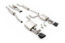 Load image into Gallery viewer, Audi RS4 B7 - V2 Valved Cat-Back with Active H Pipe and Cerakote Black Ovals