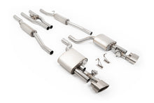 Load image into Gallery viewer, Audi RS4 B7 - V2 Valved Cat-Back with Active H Pipe and Brushed Titanium Ovals