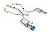Load image into Gallery viewer, Audi S4/S5 B9 Sport Diff without Brace Bars - Non-Resonated (Louder) Cat-Back Exhaust System with Quad GT-100 Burnt Titanium Trims