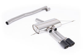 Non-Resonated (louder) OPF/GPF Back System for Milltek Design Diffuser only with Carbon Tips