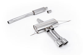 Mini Cooper S F66 - Resonated OPF/GPF Back System for Sport Diffuser only with Polished Tips