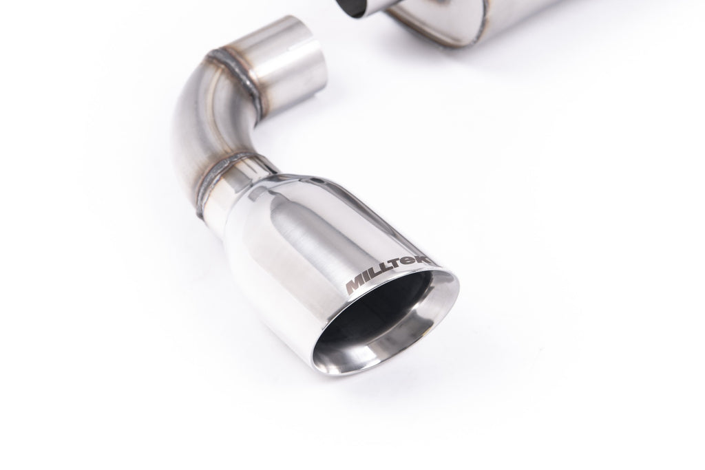 VW Golf MK4 R32 - V2 Non-Resonated (Loudest) Cat-Back Exhaust System with Slash Cut Tips