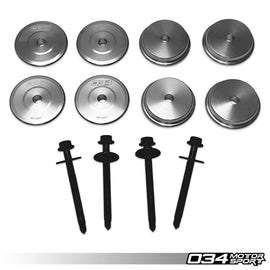 034Motorsport Billet Aluminium Rear Subframe Bushing Kit for Audi A4/S4/RS4 B6/B7