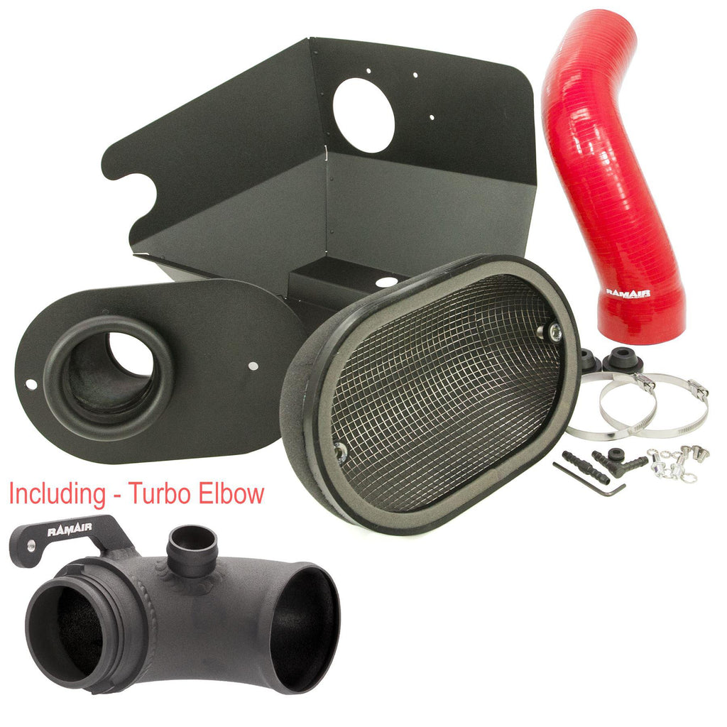 Performance Foam Induction Kit With Turbo Elbow for 2.0 TSI MQB VAG - Red Hose