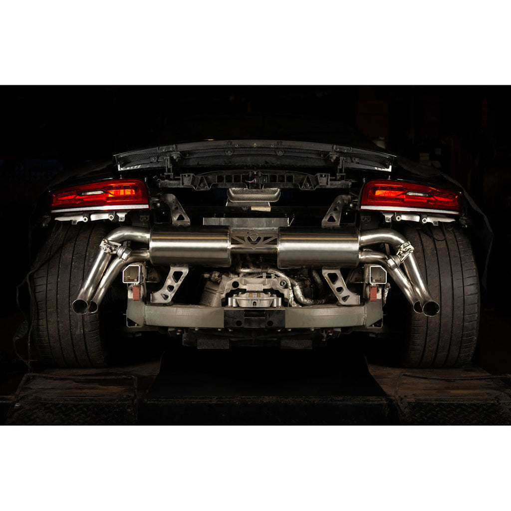 Audi R8 5.2 V10 Gen 1 (Facelift) (13-15) Valved Cat Back Performance Exhaust