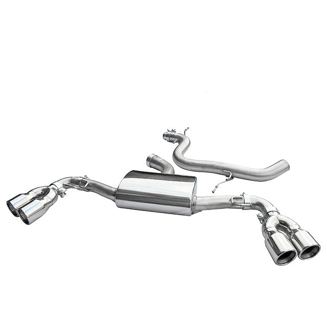 Audi TT (Mk2) 1.8/2.0 TFSI (2WD) (2007-11) Cat Back Performance Exhaust