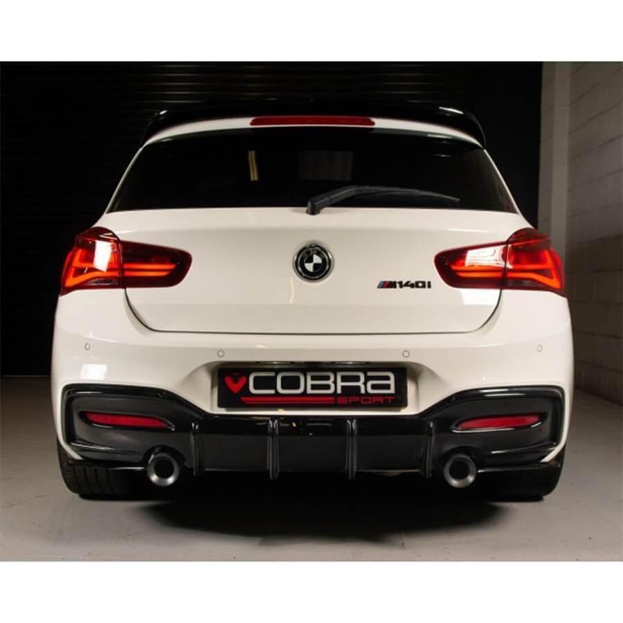 BMW M235i Exhaust Tailpipes - Larger 3.5" M Performance Tips - Replacement Slip-on OE Style