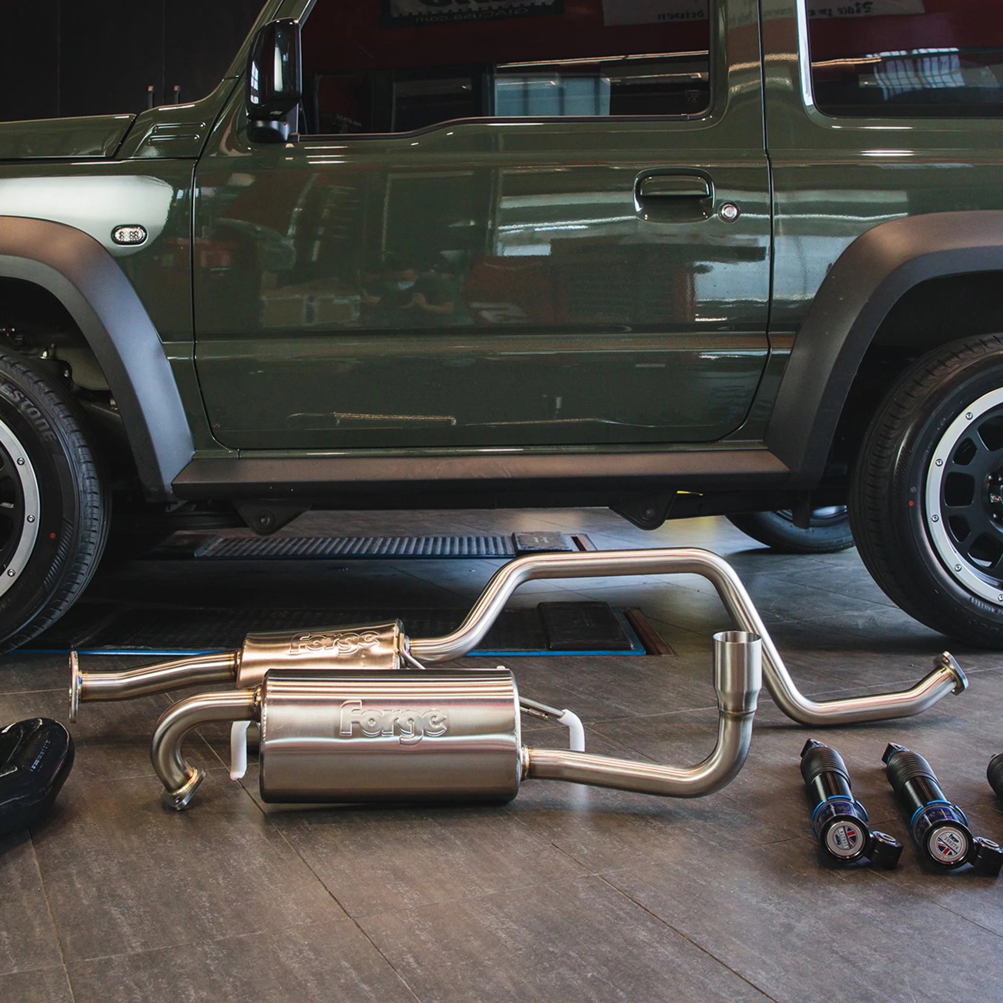 Exhaust for Suzuki Jimny JB74 2018 JBM Performance