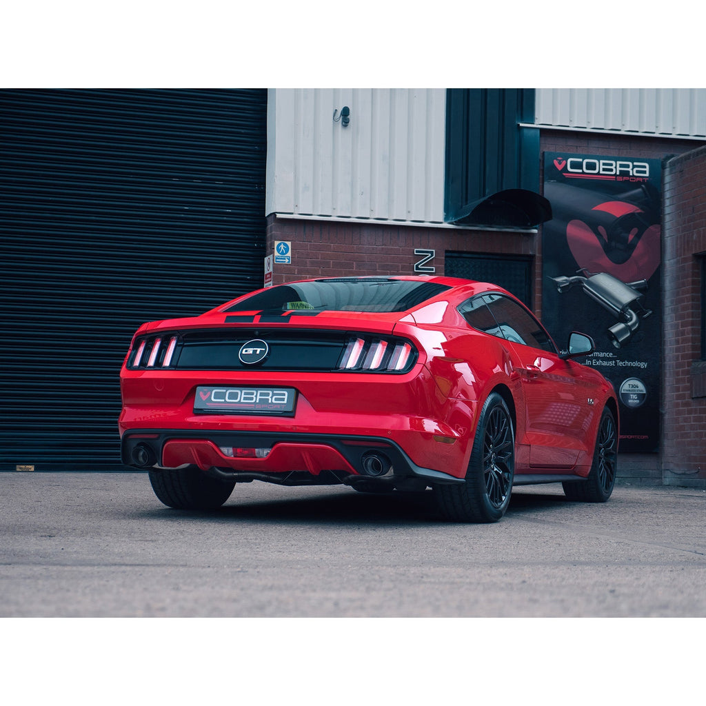 Ford Mustang 2.3 EcoBoost Fastback (2015-18) 2.5" Venom Box Delete Axle Back Performance Exhaust