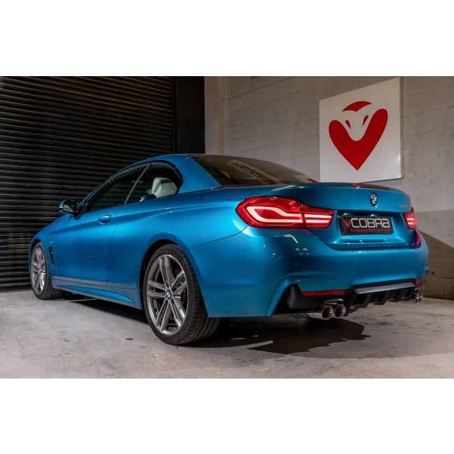 BMW 420D (F32/F33/F36) (13-20) Quad Exit M4 Style Performance Exhaust Conversion