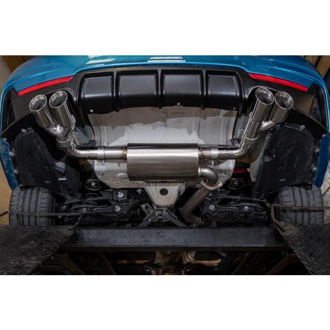 BMW 420i (F32/F33/F36) (13-20) Quad Exit M4 Style Performance Exhaust Conversion