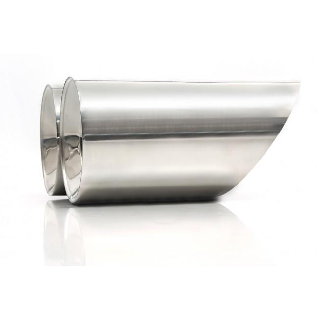 BMW 340i Exhaust Tailpipes - Larger 3.5" M Performance Tips - Replacement Slip-on OE Style