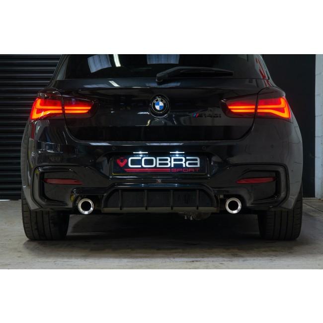 BMW 340i Exhaust Tailpipes - Larger 3.5" M Performance Tips - Replacement Slip-on OE Style