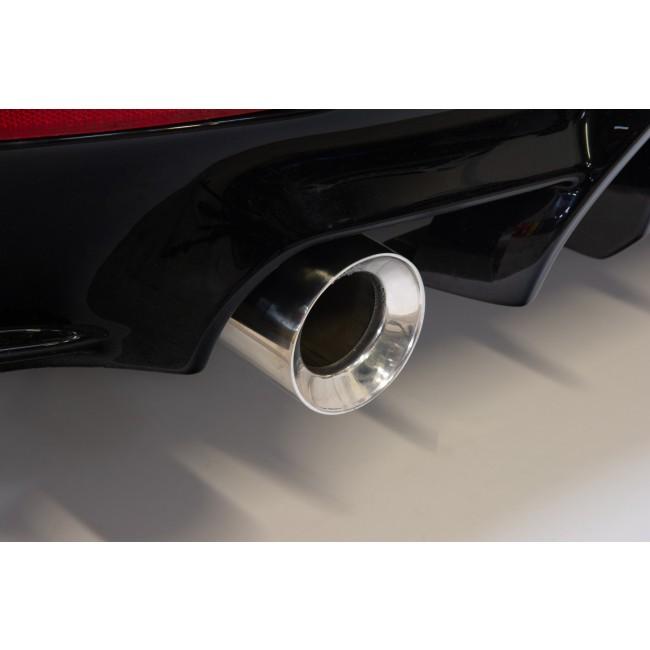 BMW M235i Exhaust Tailpipes - Larger 3.5" M Performance Tips - Replacement Slip-on OE Style