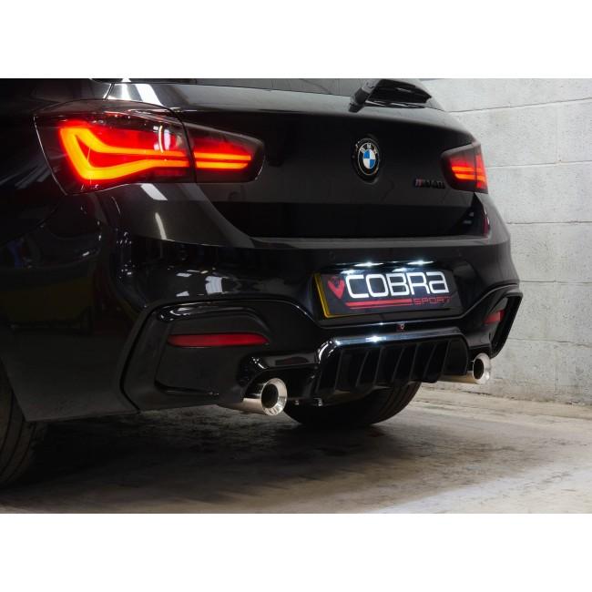 BMW 340i Exhaust Tailpipes - Larger 3.5" M Performance Tips - Replacement Slip-on OE Style