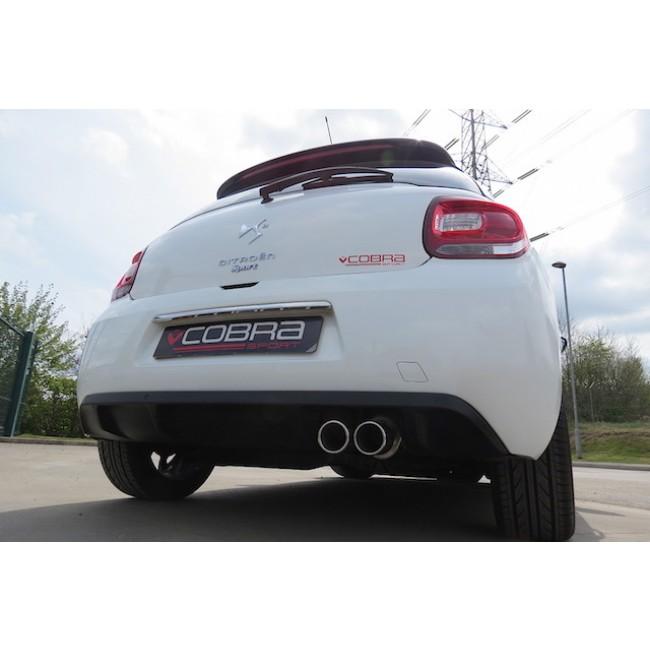 Citroen DS3 1.6 THP Cat Back Performance Exhaust