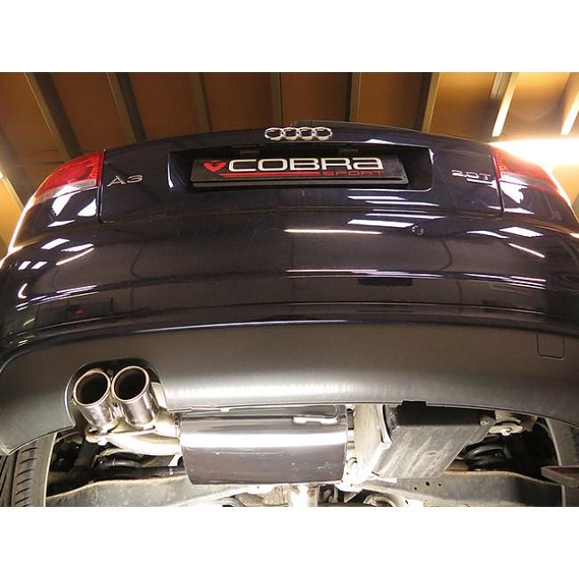 Audi A3 (8P) 2.0 TFSI Quattro (3 Door) Turbo Back Performance Exhaust