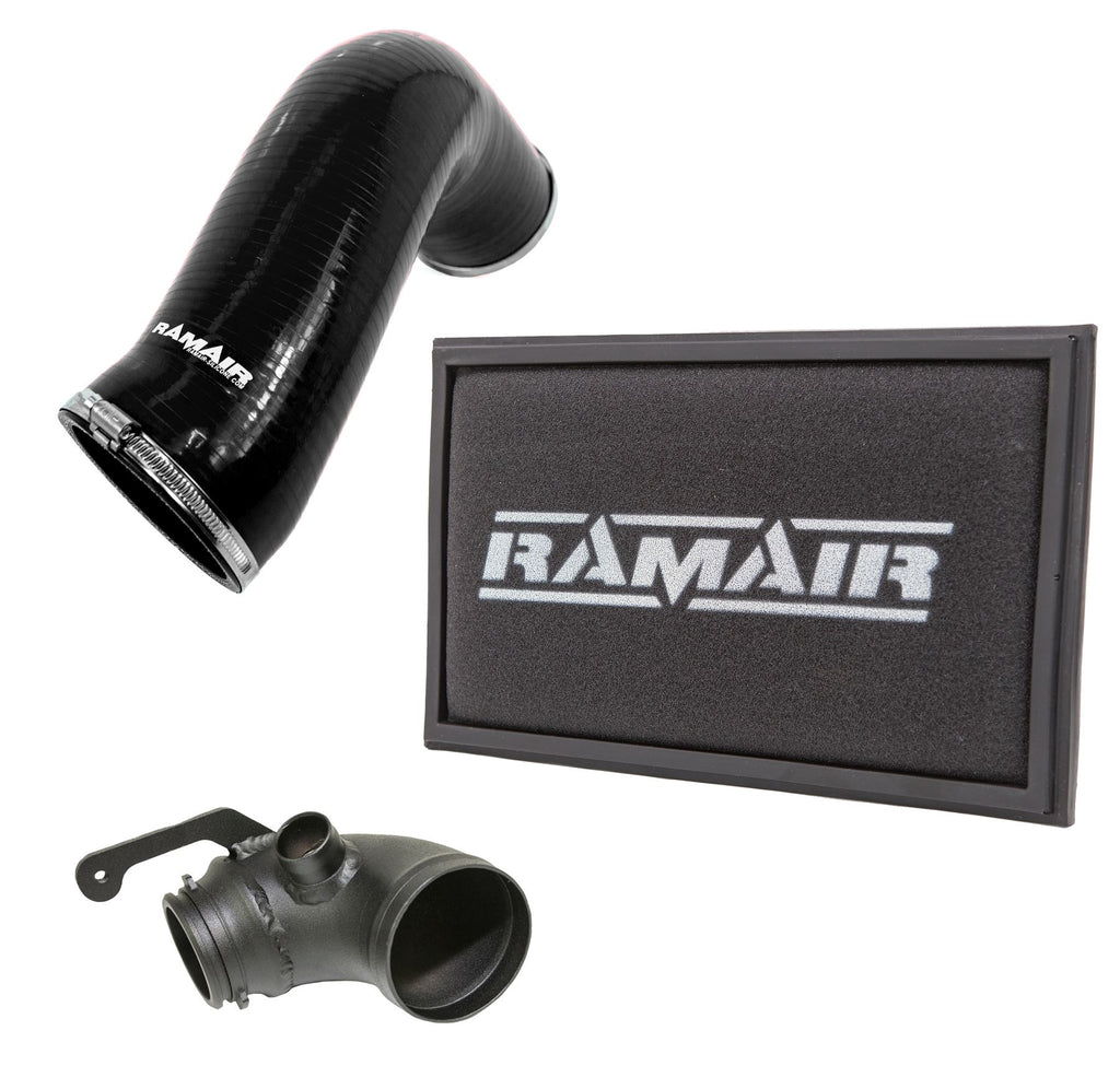 Panel Air Filter Intake Pipe Air Hose & Turbo Elbow - Black - A3 S3 TSI MQB