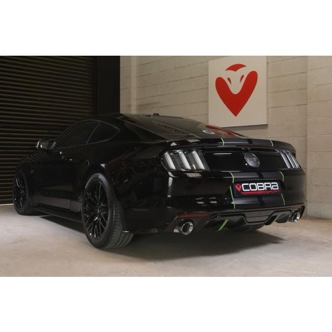 Ford Mustang 2.3 EcoBoost Fastback (2018>) 2.5" Venom Box Delete Axle Back Performance Exhaust